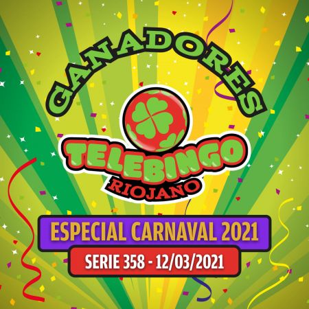 Ganadores Telebingo Riojano Carnaval 2021