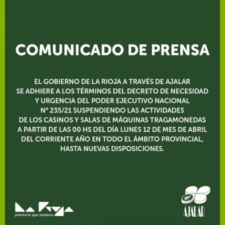 COMUNICADO DE PRENSA