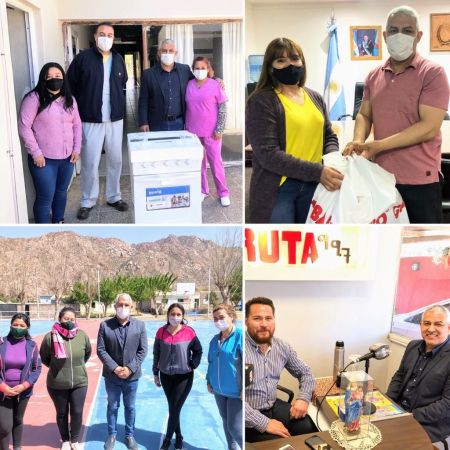 AJALAR fortalece instituciones de Sanagasta